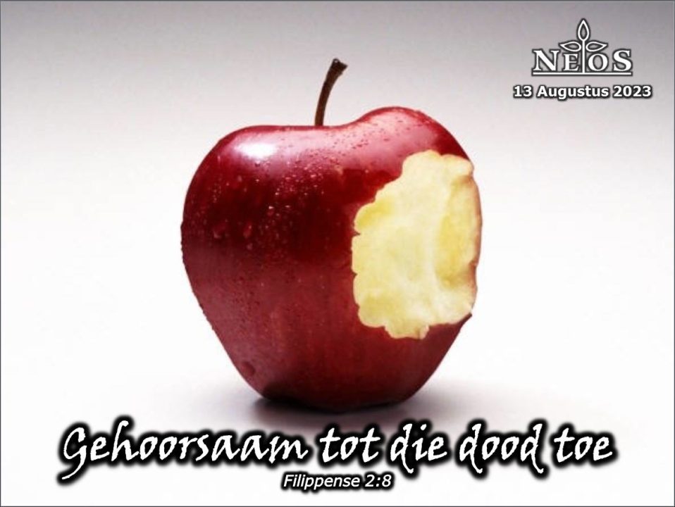Gehoorsaam tot die dood toe