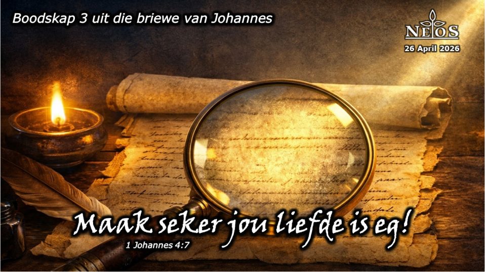 Maak seker jou liefde is eg