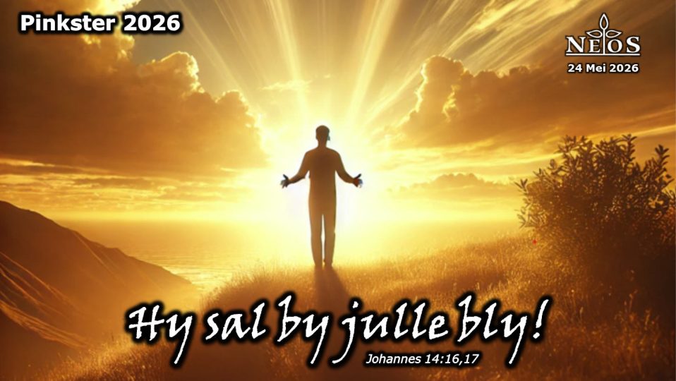 Hy sal by julle bly